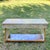 Handcrafted primitive folk art bench made from repurposed wood from a victorian house. Chippy paint still intact, sanded...