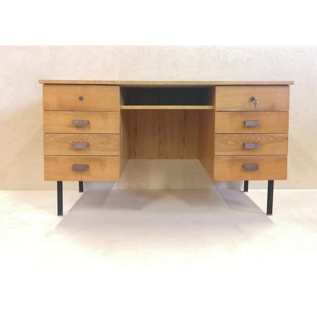1980s Writing Desk with Drawers, 1980s For Sale - Image 5 of 18