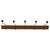 Mid-Century Wooden and Metal Wall Coat Rack, Czechoslovakia, 1960s For Sale - Image 15 of 15