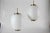 Mid-Century Modern Large China Pendants in Opaline Glass by Bent Karlby for Lyfa, 1960s, Set of 2 For Sale - Image 3 of 9