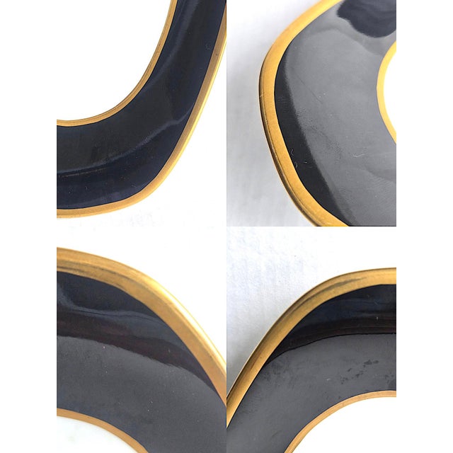 Vintage Mikasa Onyx Bone China Trinket Dish For Sale - Image 9 of 15