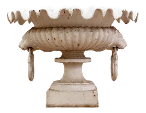 19th Century French Cast Iron Urn