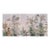 36" * H108" * 5ps, Hand-Painted Morandi Misty Classical Garden Tropical Bird & Foliage Wall Mural, Neoclassical Tropical Landscape Mural For Sale