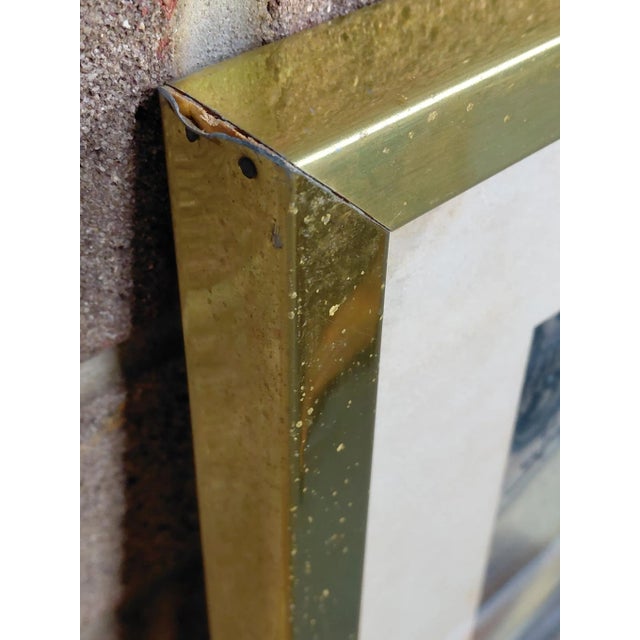 Framed Signed J. Akston "Under Attack, 1973" Enamel and Acrylic on Paper For Sale - Image 9 of 12