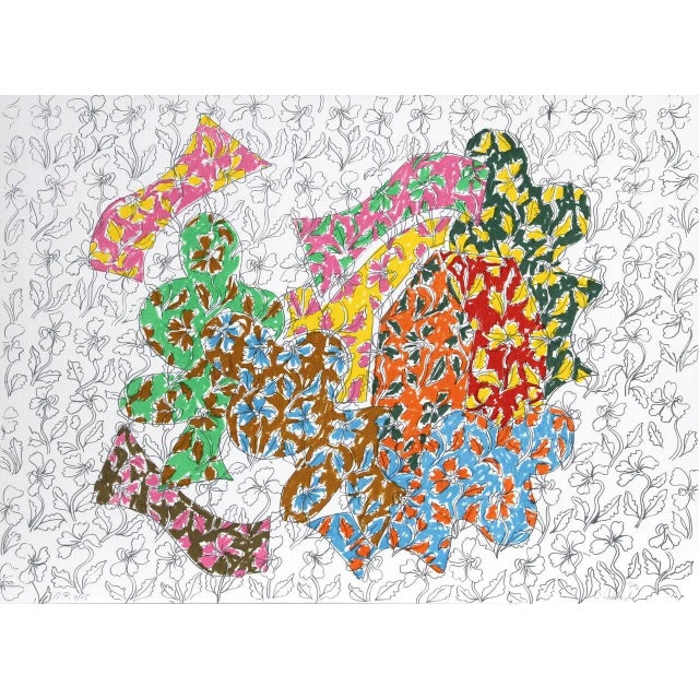 George Chemeche, "Eastern Forms," Serigraph For Sale