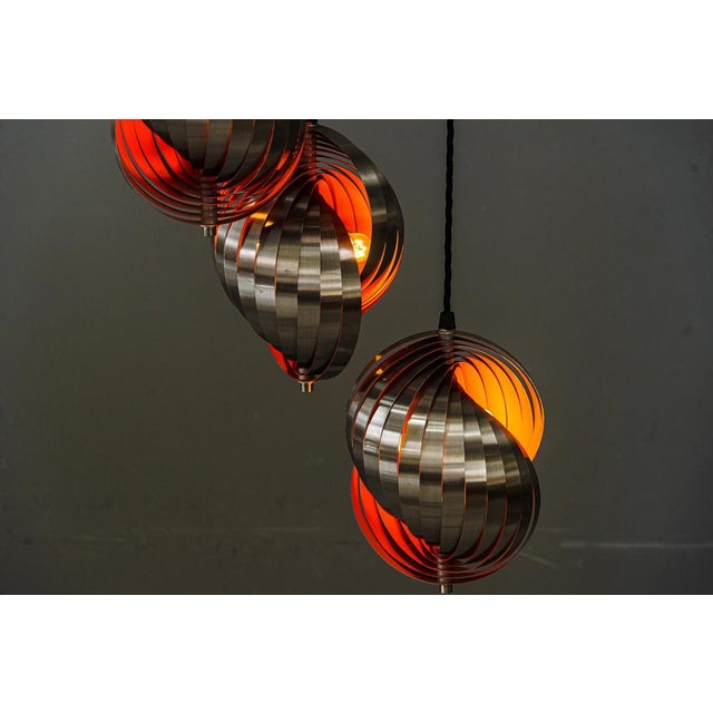 Ceiling Lamp by Henri Mathieu, 1970s For Sale - Image 12 of 17