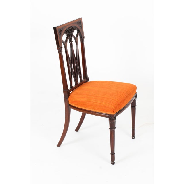 Set of Antique Sheraton Revival Side Chairs For Sale - Image 3 of 18