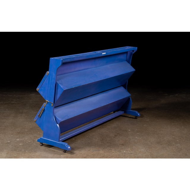 Antique Gray, Dunn & Co. Bakery Display Case in Blue For Sale In Chicago - Image 6 of 14