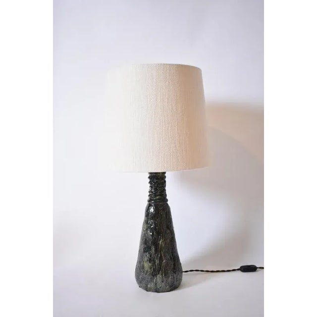 Villandry Green and Blue Ceramic Lamp by Barracuda Interiors For Sale - Image 5 of 5