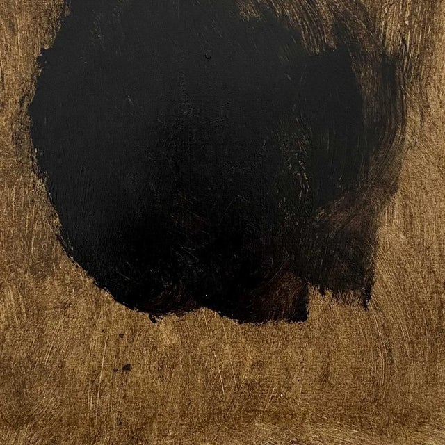 Abstract Contemporary Abstract Oil, Pastel and Earth on Cotton Paper Painting "The Answer to All Your Questions 3" by Paul Landauer For Sale - Image 3 of 4