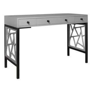 Tiffany Writing Desk - Light Gray For Sale