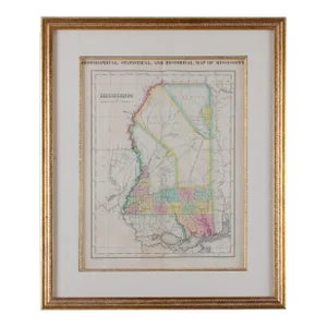 Map of Mississippi Carey & Lea, 1822