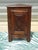 A very old, small corner sideboard, ideal as a bedside table. Louis XIII style furniture, with clean, straight lines, made...