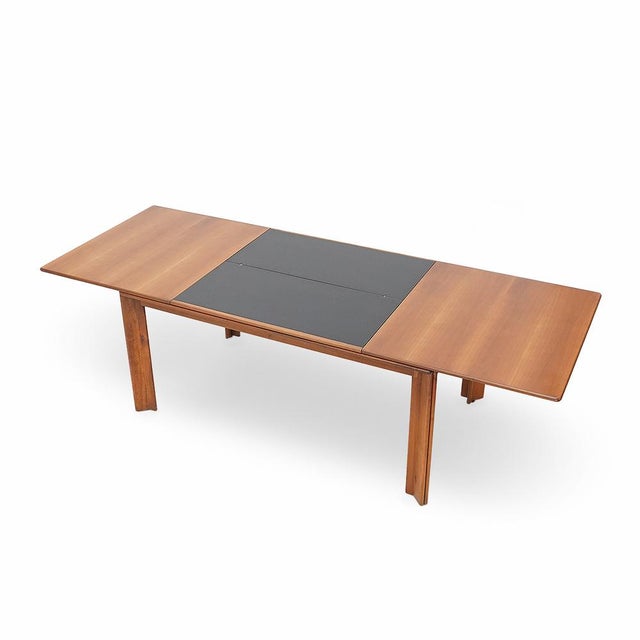 Brown Mou Extendable Table by Afra and Tobia Scarpa for Molteni, 1970s For Sale - Image 8 of 15