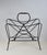 French Modernist Black Metal Magazine Rack attributed to Jacques Adnet, 1950s For Sale - Image 14 of 14