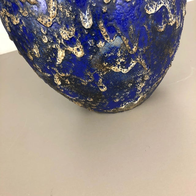 Vintage Fat Lava 837 Floor Vase from Ruscha, 1970s For Sale - Image 6 of 15