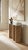 Contemporary Rattan Coconut Twig Zigzag Console Table - Oggetti For Sale - Image 3 of 3