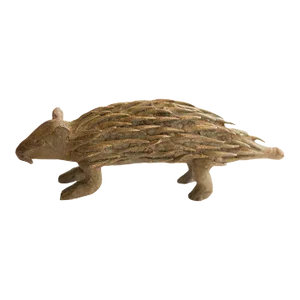Vintage African Porcupine Sculpture