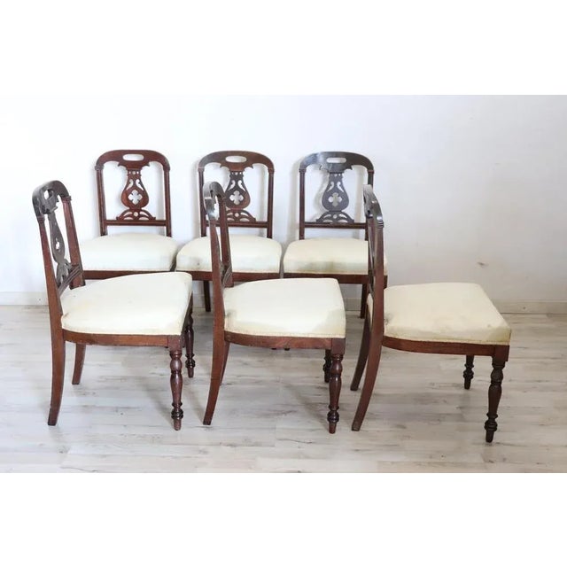 Wood 19th Century English Dining Chairs, Set of 6 For Sale - Image 7 of 9