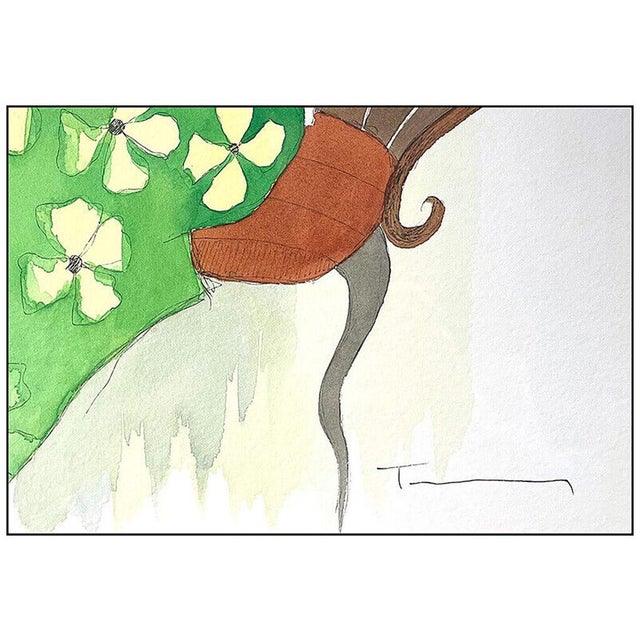 Mid-Century Modern Late 20th Century Enjoy Thyself, Itzchak Tarkay For Sale - Image 3 of 4