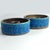 Mid-Century Modern Italian Rimini Blue Ceramic Candleholders by Aldo Londi for Bitossi, 1970s, Set of 2 For Sale - Image 3 of 11