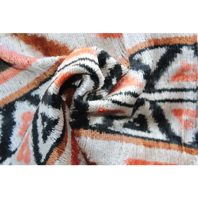 Black Contemporary Luxury Décor Handmade Bohemian Pillow For Sale - Image 8 of 10
