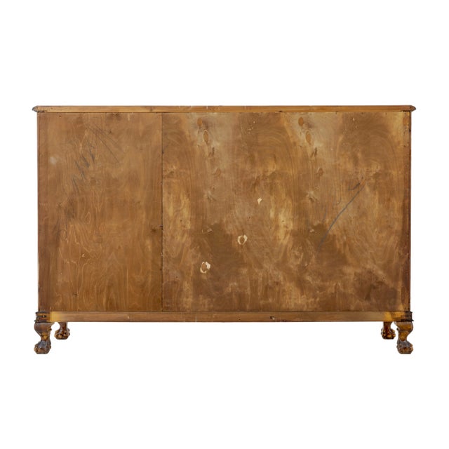 1940s Mid/Century Swedish Rococo Style Birch Sideboard, 1940 For Sale - Image 5 of 9