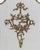 Metal Louis XV Style Brass Tri-Fold Firescreen For Sale - Image 7 of 8