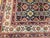 Vintage Persian Tabriz Afshan Rug, Hand-Knotted Wool, Allover Caucasian Shirvan Pattern, Navy & Ivory, 7x10 For Sale - Image 15 of 18