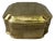 Vintage Polished Brass Lidded Box For Sale
