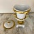 Antique Empire Style Gilded Mantel Urn For Sale - Image 10 of 13