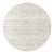 Amber Lewis x Loloi Zuma Ivory / Multi 3'-0" x 3'-0" Round Accent Rug For Sale