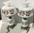 Metal Mid Century Hurricane Lamps- A Pair For Sale - Image 7 of 11