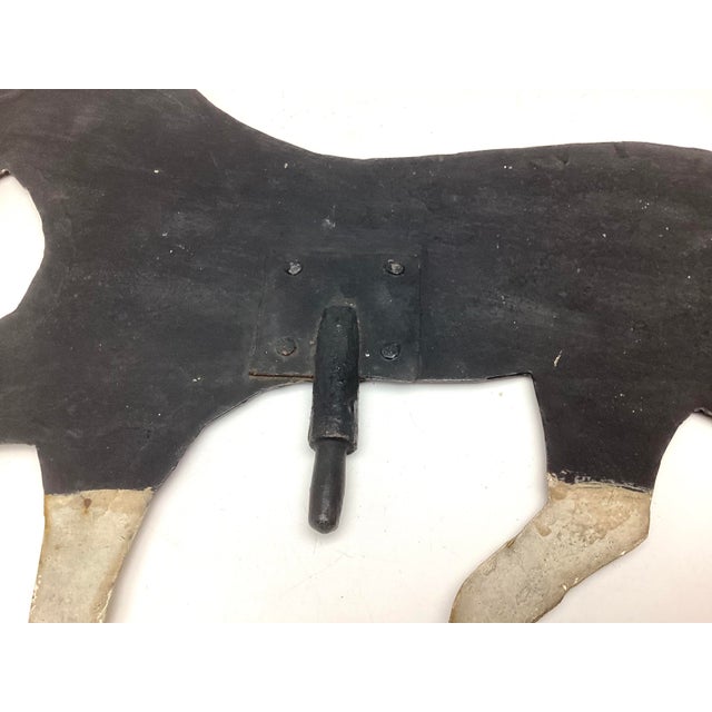 Late 19th Century Late 19th Century Sheet Iron Running Horse Weathervane For Sale - Image 5 of 8