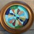 Contemporary Contemporary 2 Original Stephen Heigh Round “Pin Wheel” Paintings Framed-a Pair For Sale - Image 3 of 4