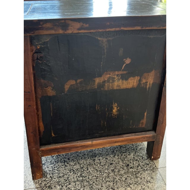 Early 20th Century Chinese Elmwood Nightstands - A Pair For Sale - Image 17 of 18