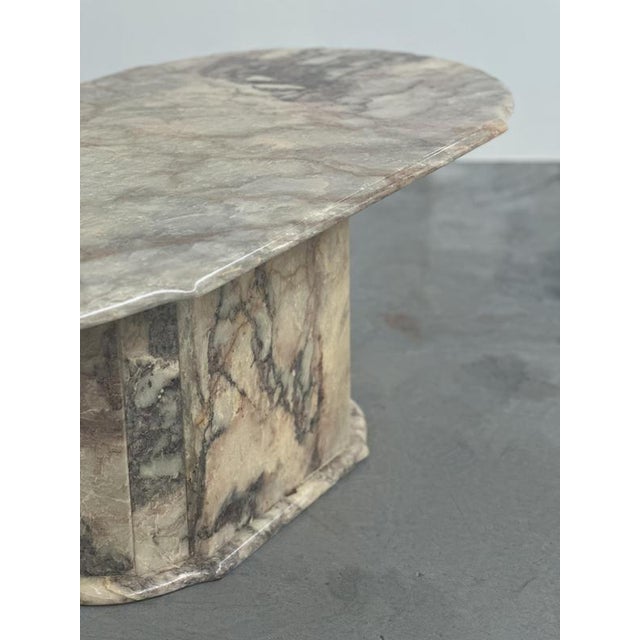 Classic Fior di Pesco Marble Coffee Table, Italy, 1970s For Sale - Image 10 of 13