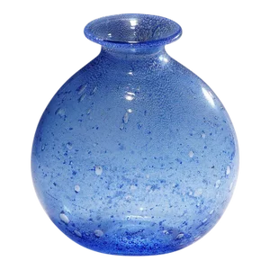 Monumental Ercole Barovier - Barovier & Toso Efeso Blue Vase 1964