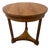 Empire-Style Round Cherrywood Side Table, 19th Century For Sale