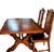 Spanish Henry Link Majorca Spanish Style Lyew Leg Refectory Table For Sale - Image 3 of 4