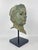 Large Classical Hollow Cast Bronze Male Head Sculpture on Custom Museum Stand For Sale In Los Angeles - Image 6 of 10