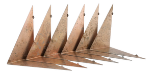 Danish Butterfly Shelves attributed to Poul Cadovius, 1950s, Set of 6