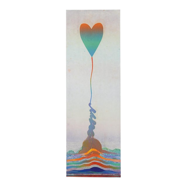1986 Heart on a String Walter Crump Signed Print For Sale
