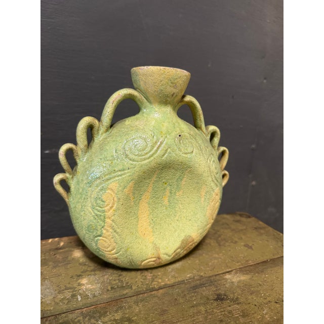 1970s Vintage Abstract Ceramic Vase For Sale - Image 5 of 9
