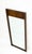 Mid-Century Modern Mid-Century Modern Walnut Hanging Wall Mirror For Sale - Image 3 of 9