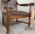 Brown Louis XVI Style Italian Carved Walnut Armchairs - a Pair For Sale - Image 8 of 10