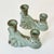 1950s 1950s Vintage Boho Chic Americana Arts & Crafts Frankoma Pottery Double Arm Candlestick Holders - A Pair For Sale - Image 5 of 18