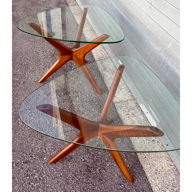 A Pair of Vintage Mid Century Modern Adrian Pearsall for Craft Associates Side Tables . Circa 1960s For Sale - Image 17 of 18