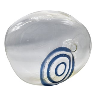Murano Glass Blown Vase by Gianmaria Potenza for La Murrina, 1970 For Sale