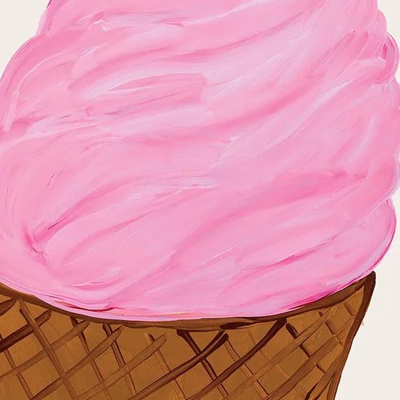 David Shrigley You Must Eat Ice Cream Poster, 2025 For Sale - Image 4 of 4